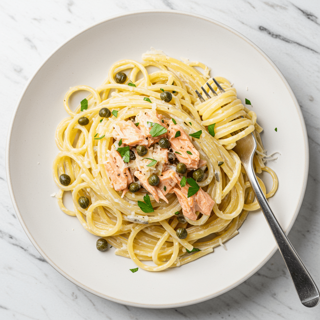 salmon pasta recipe
